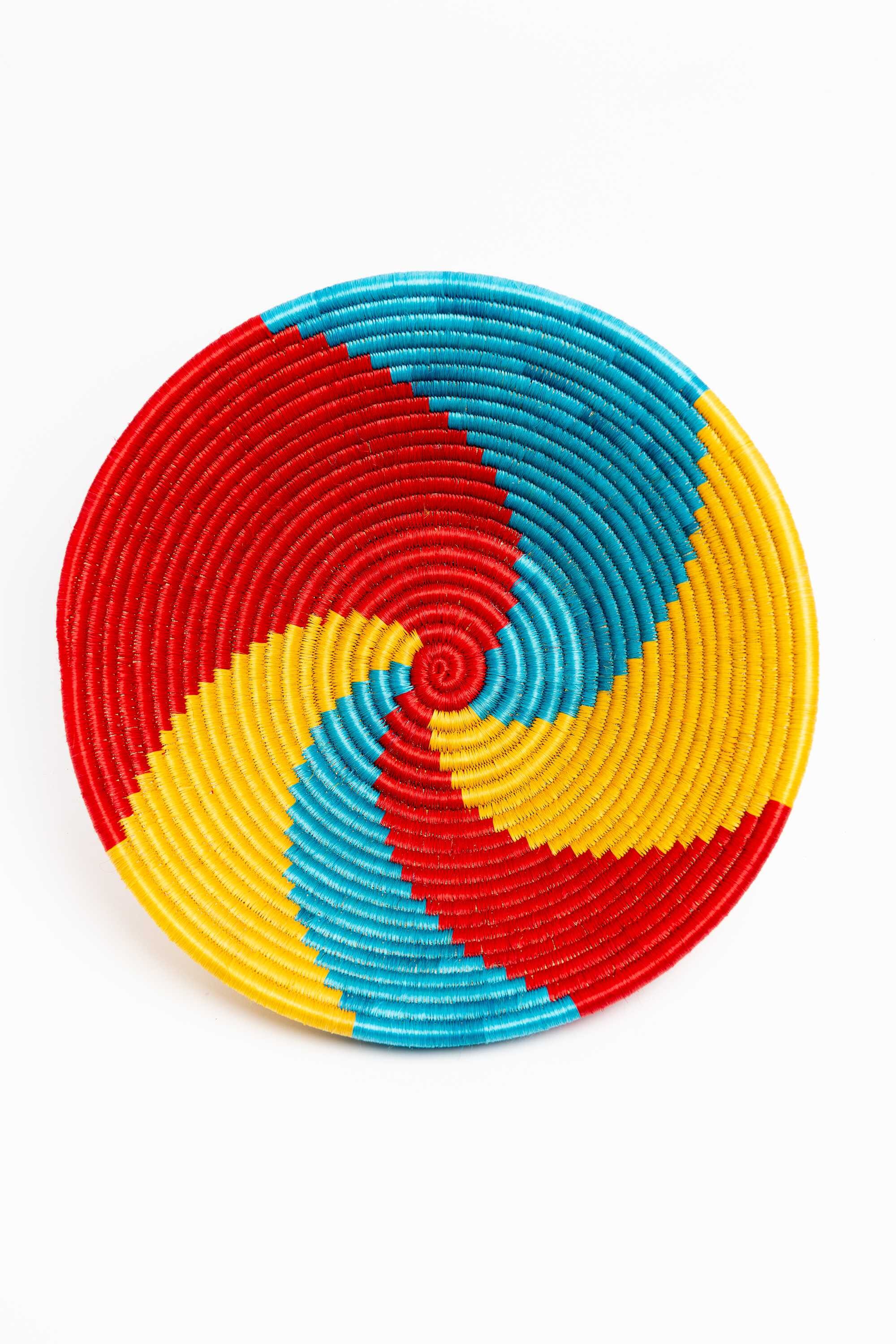 Centro de mesa en paja y fique