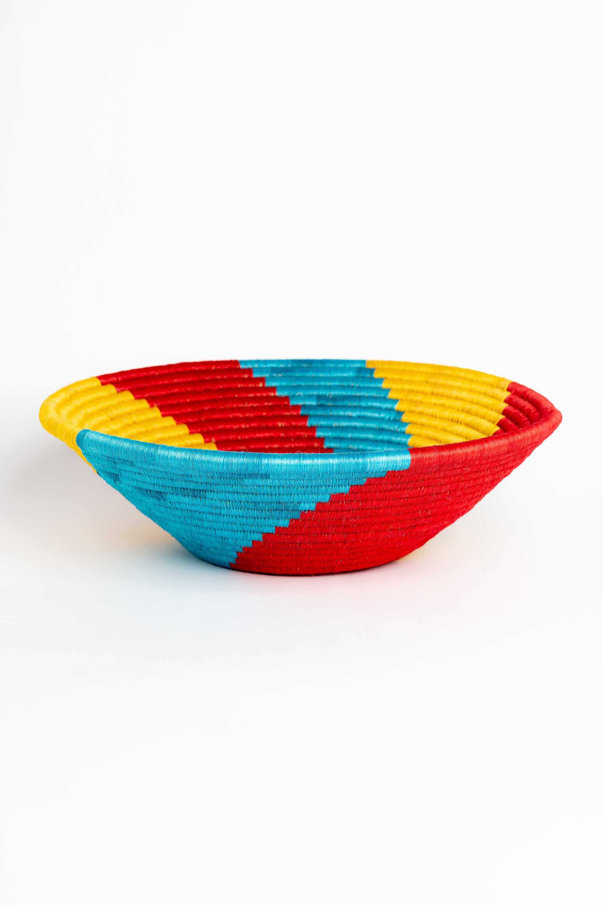 Centro de mesa en paja y fique