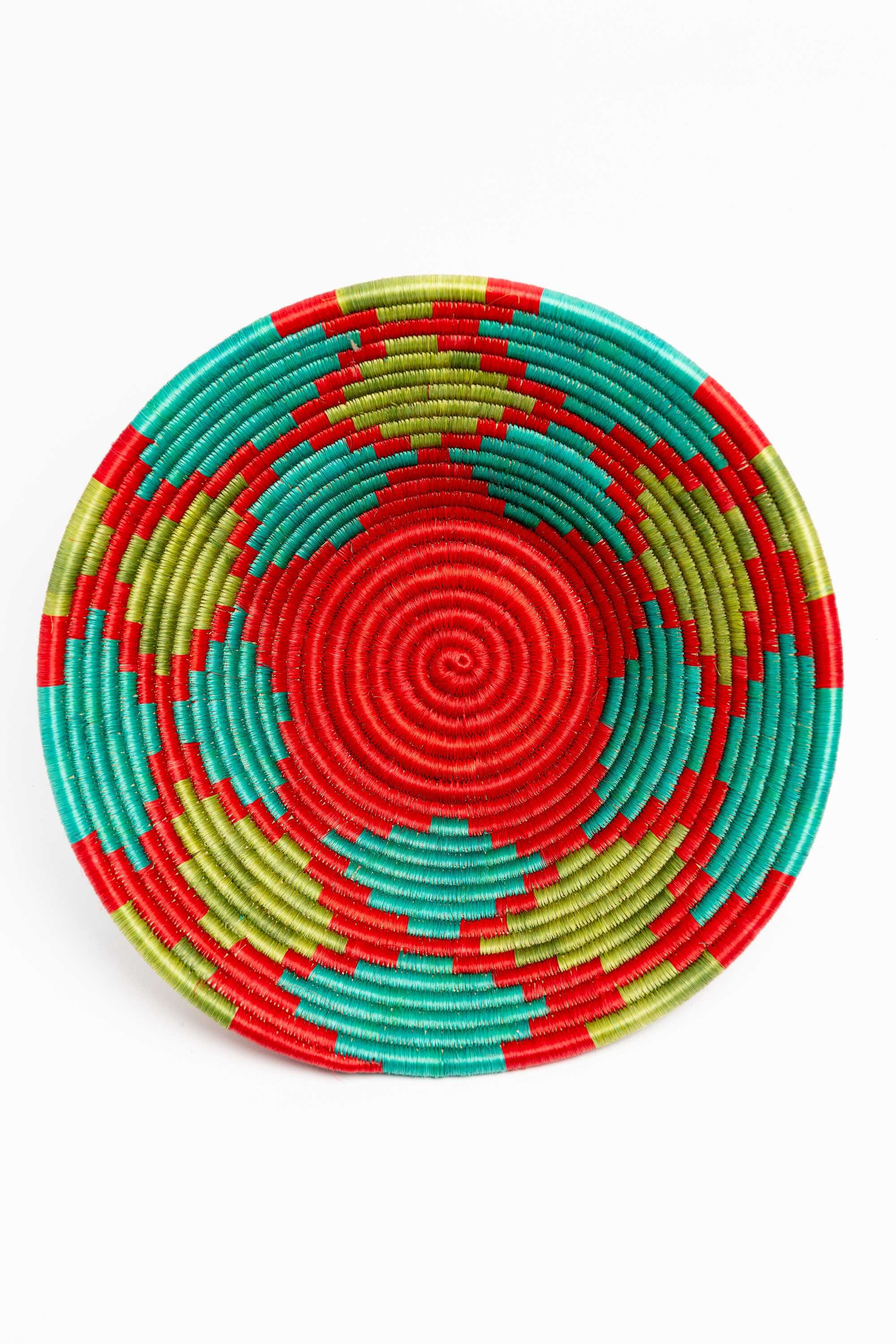 Centro de mesa en paja y fique