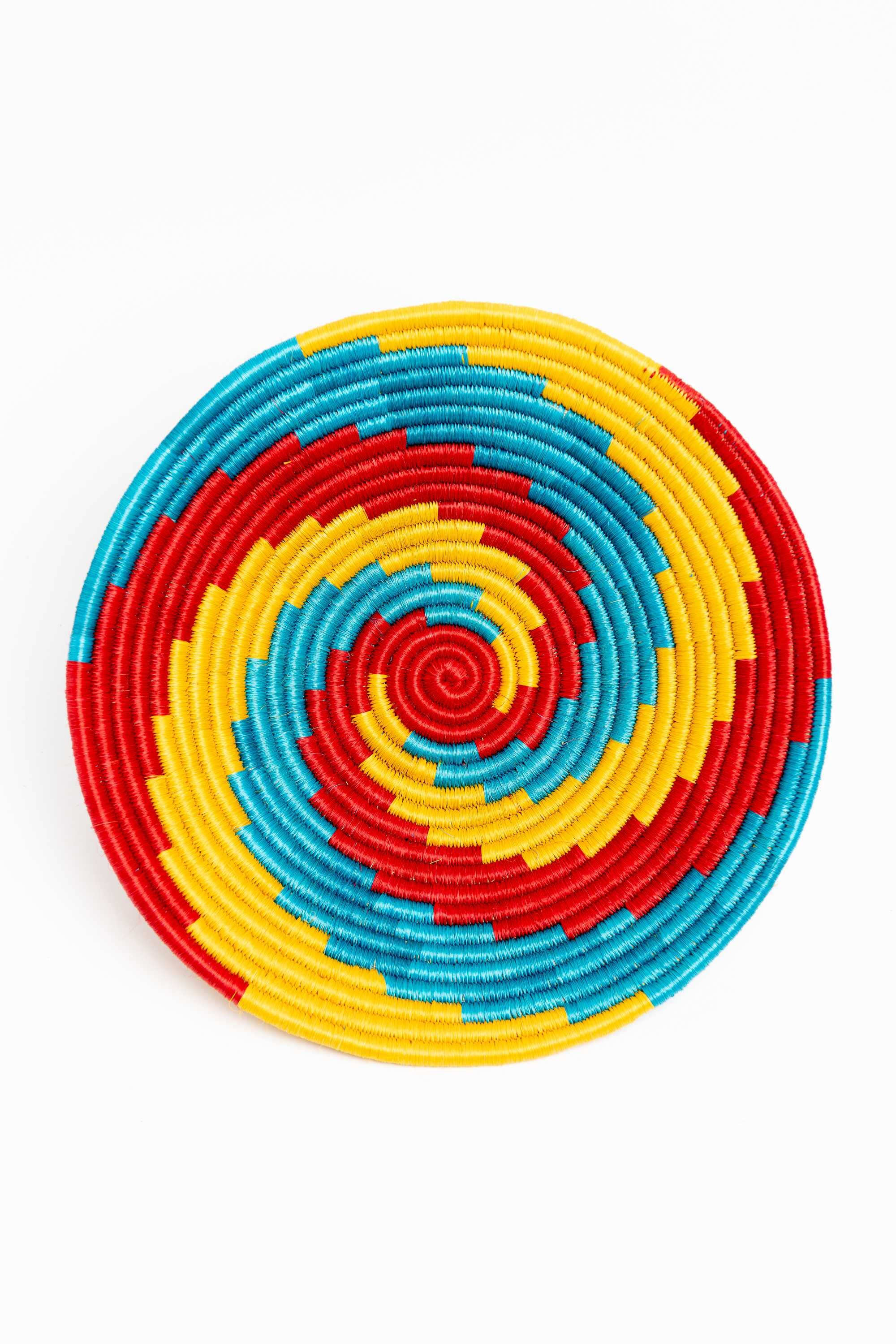 Centro de mesa en paja y fique