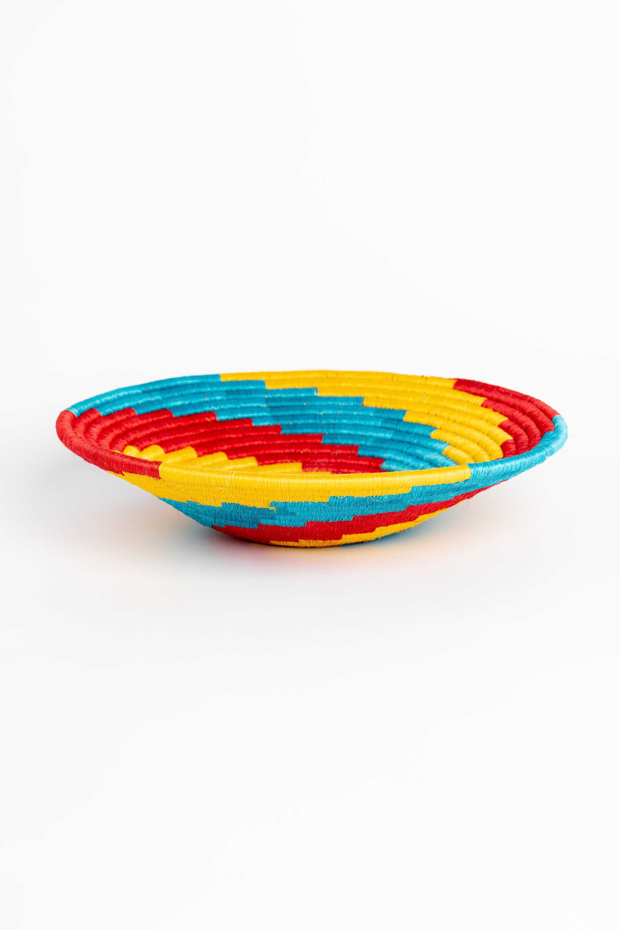 Centro de mesa en paja y fique