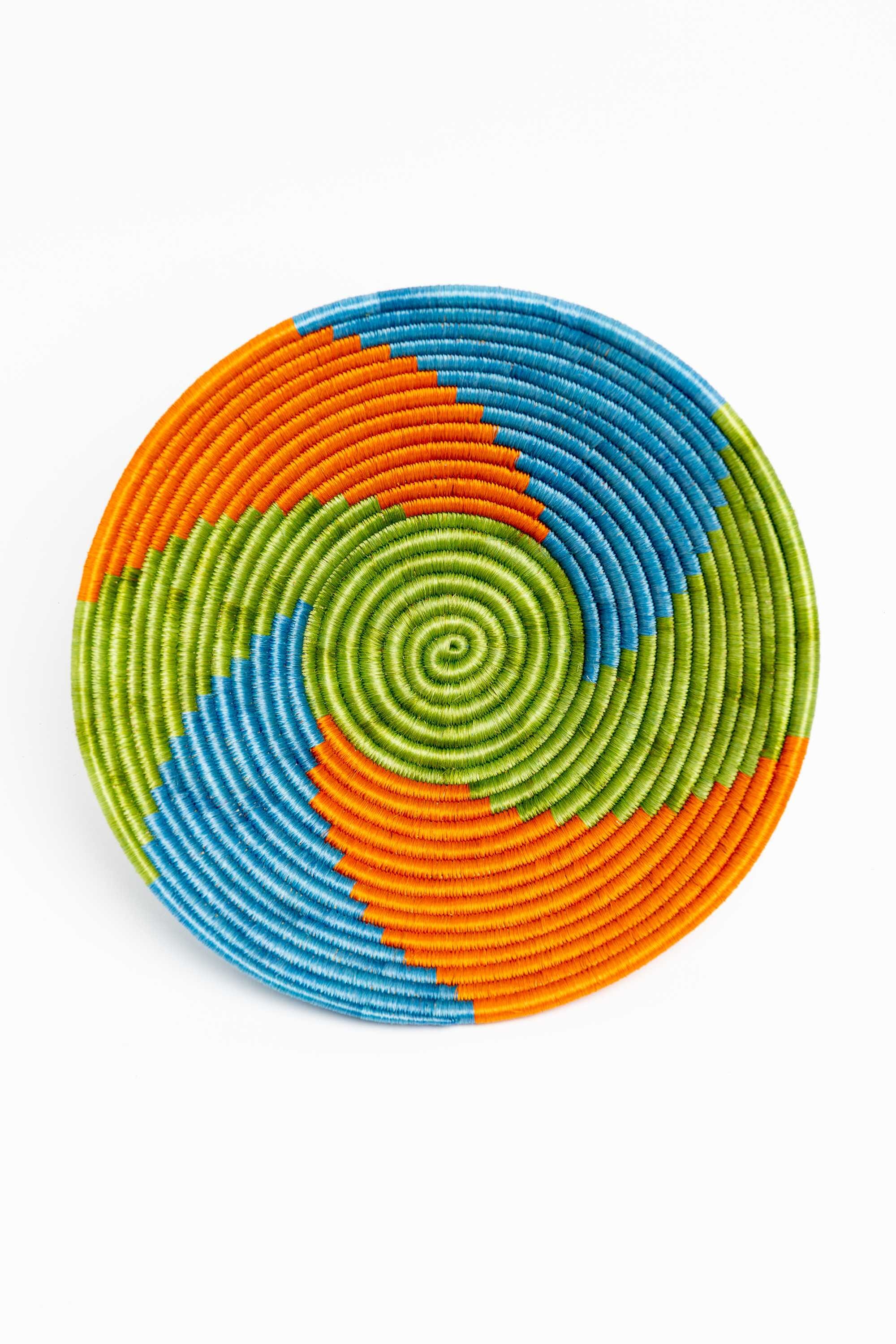 Centro de mesa en paja y fique