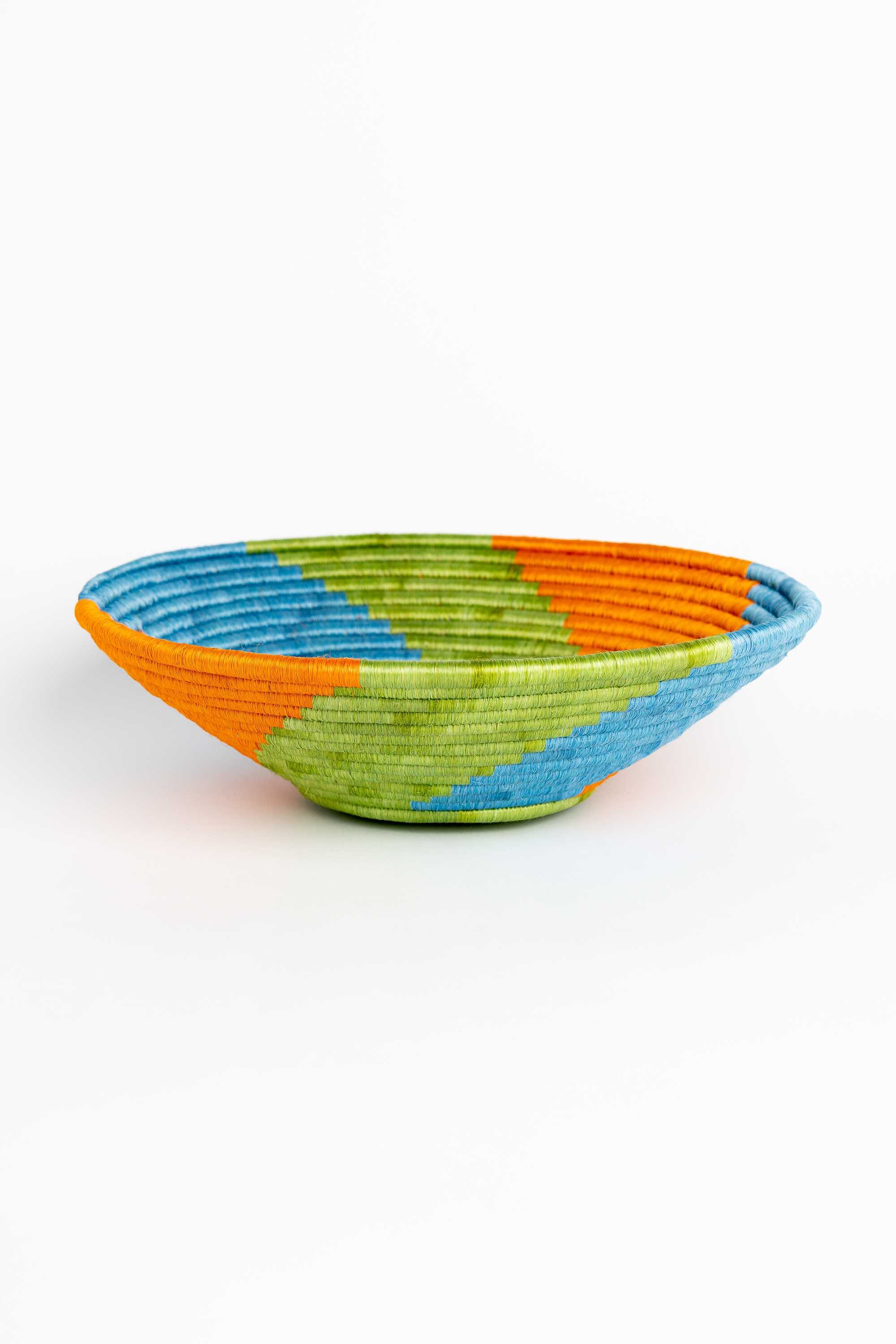 Centro de mesa en paja y fique