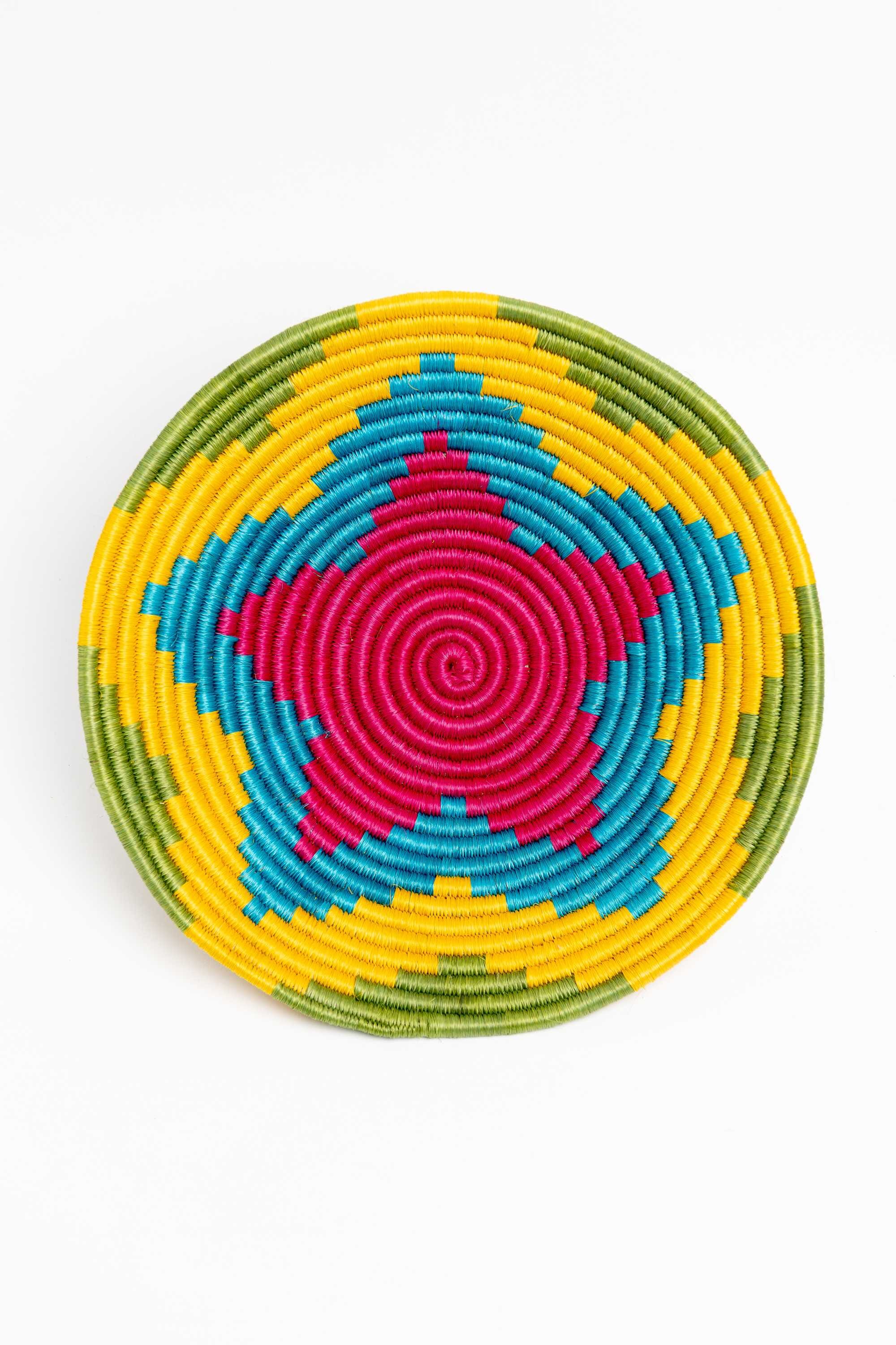 Centro de mesa en paja y fique