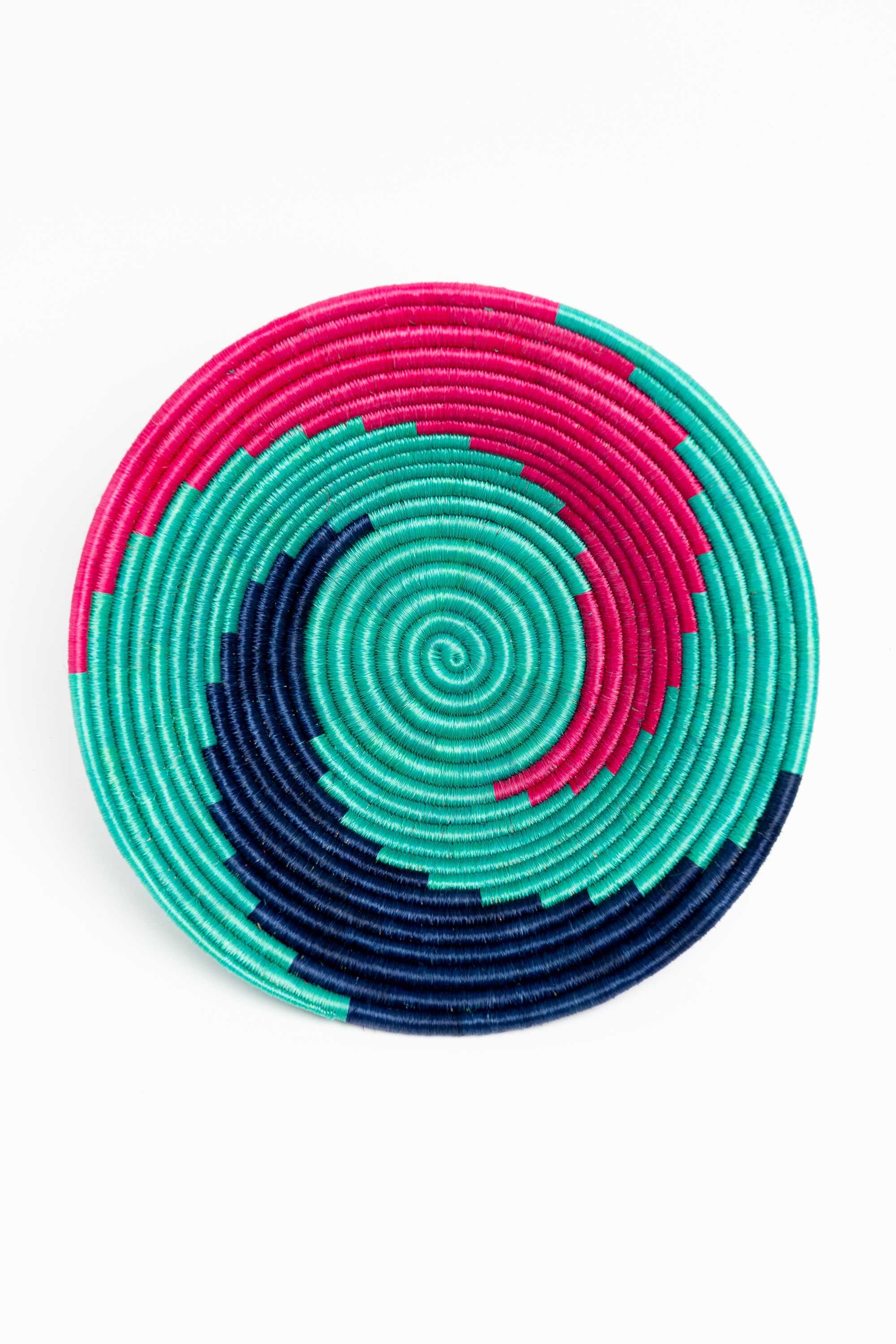 Centro de mesa en paja y fique