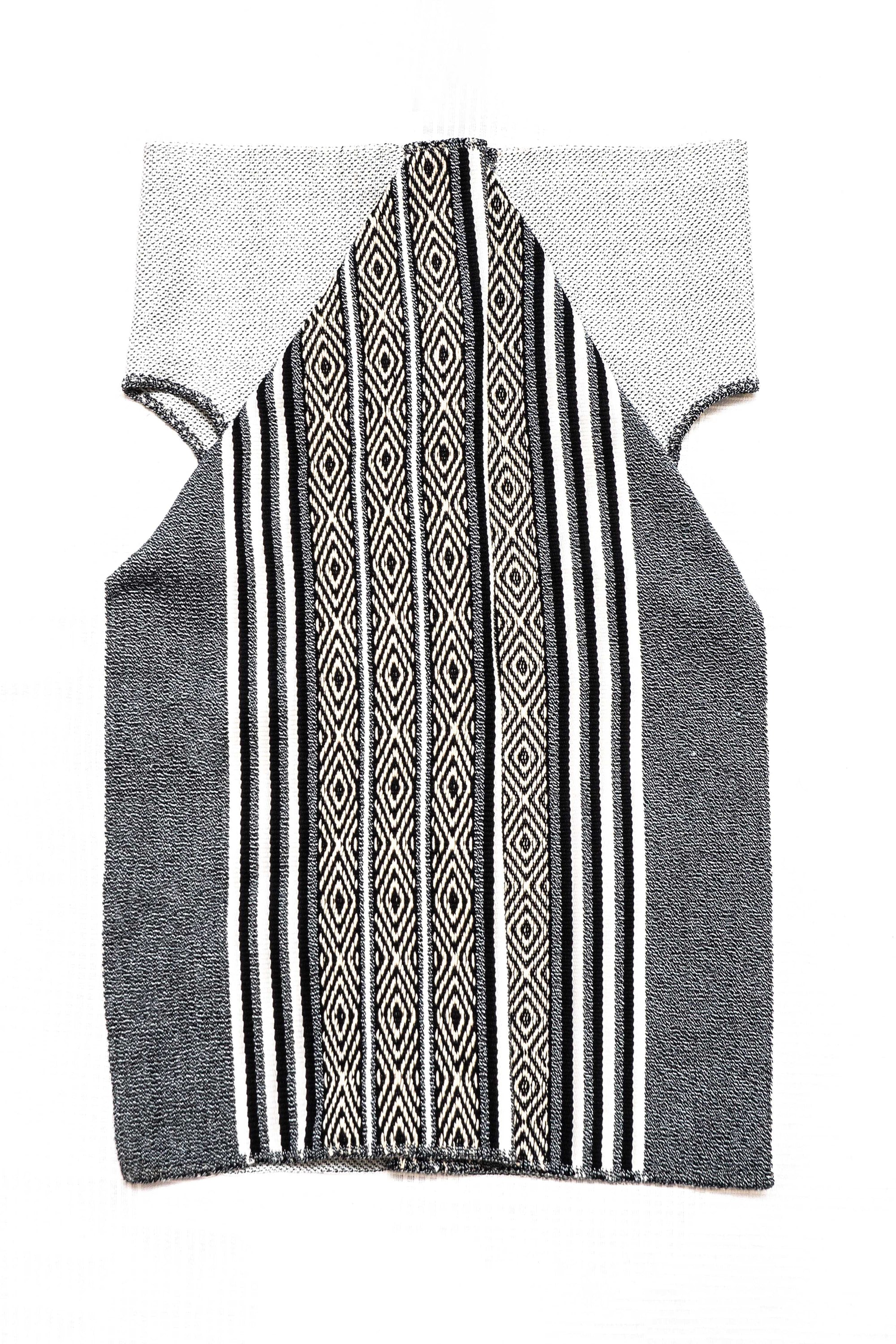 Chaleco en lana telar manual