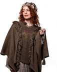 Poncho de alpaca