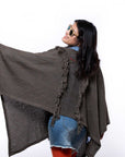 Poncho de alpaca