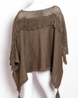 Poncho de alpaca