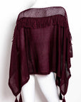 Poncho de alpaca