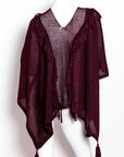 Poncho de alpaca