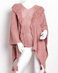 Poncho de alpaca