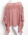 Poncho de alpaca
