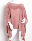 Poncho de alpaca