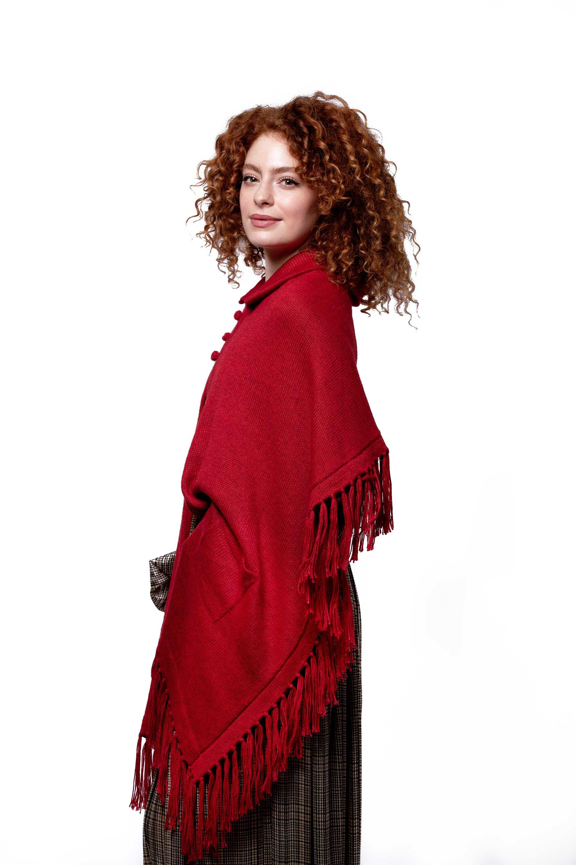 Poncho - Bufanda de alpaca