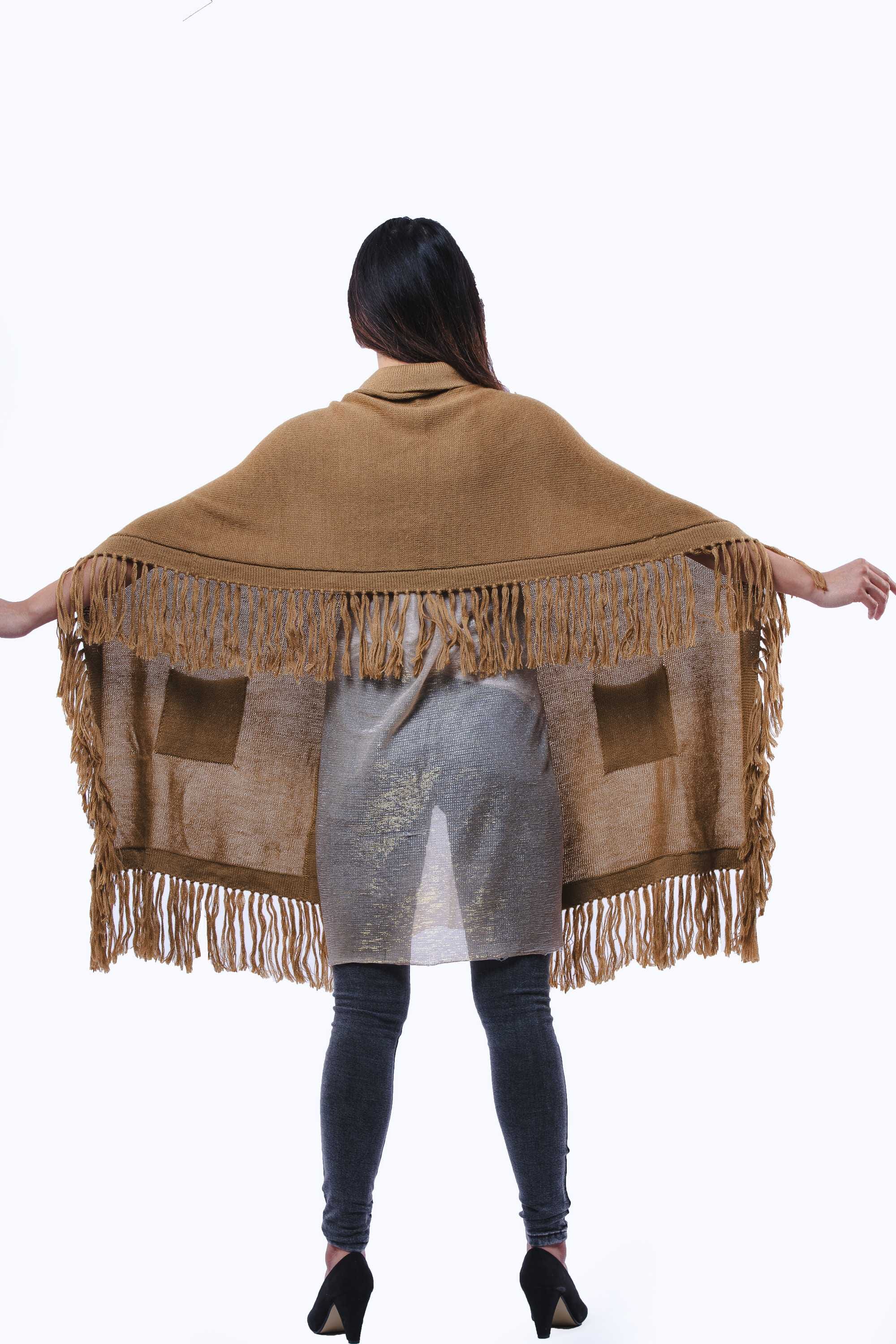 Poncho - Bufanda de alpaca