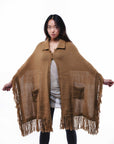 Poncho - Bufanda de alpaca