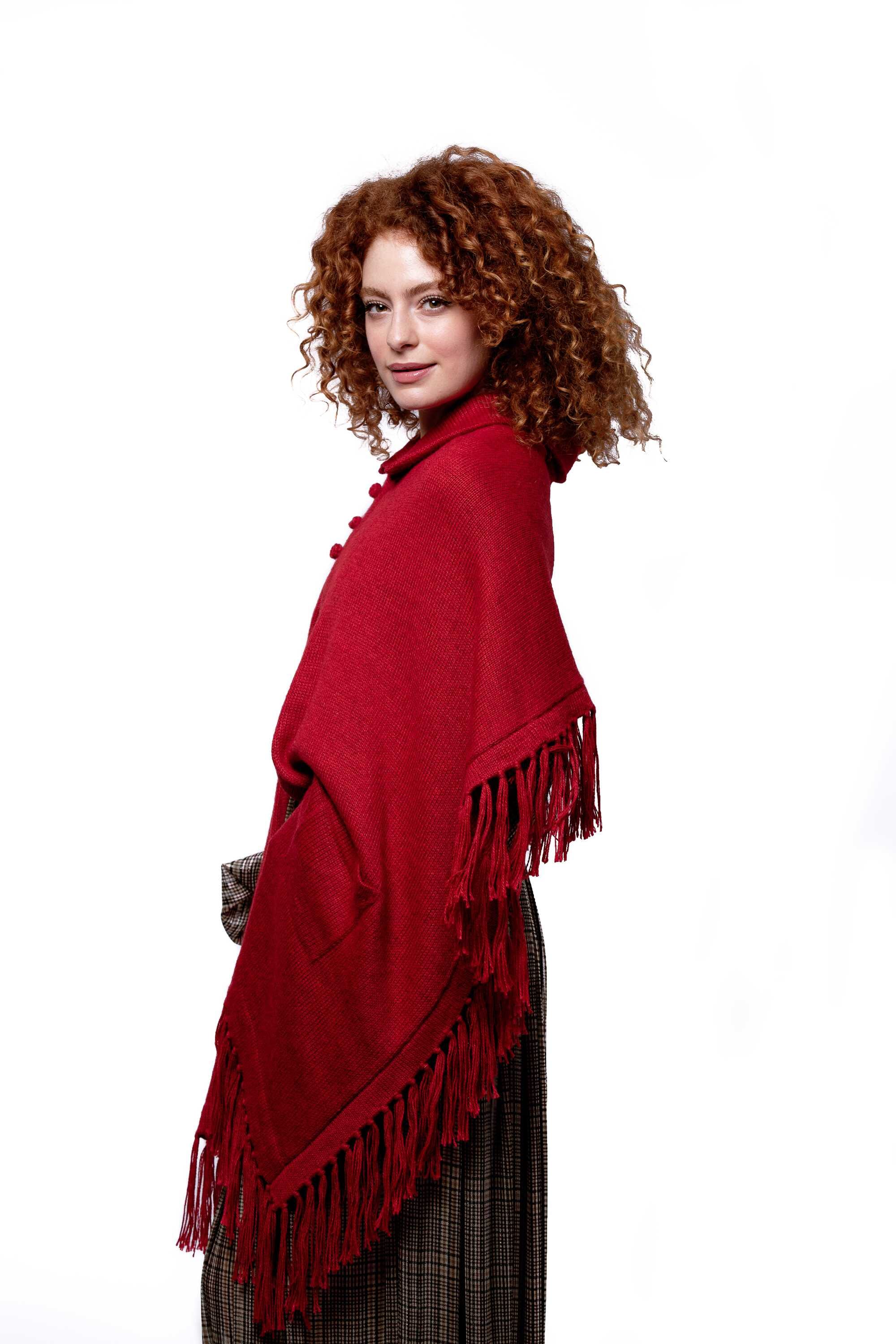 Poncho - Bufanda de alpaca