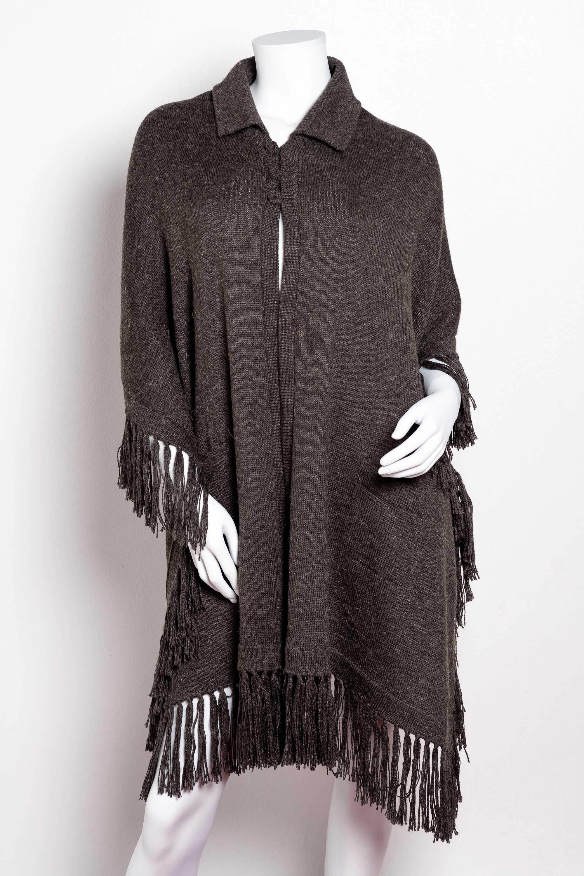 Poncho - Bufanda de alpaca