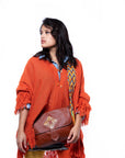 Poncho de alpaca