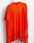 Poncho de alpaca