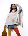 Poncho de alpaca