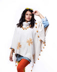Poncho de alpaca