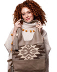 Poncho de alpaca