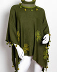 Poncho de alpaca
