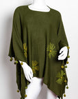Poncho de alpaca