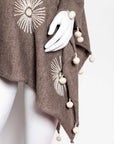 Poncho de alpaca