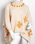 Poncho de alpaca