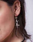 Pendientes Tuareg en plata de ley 925