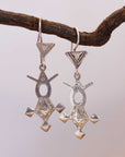 Pendientes Tuareg en plata de ley 925