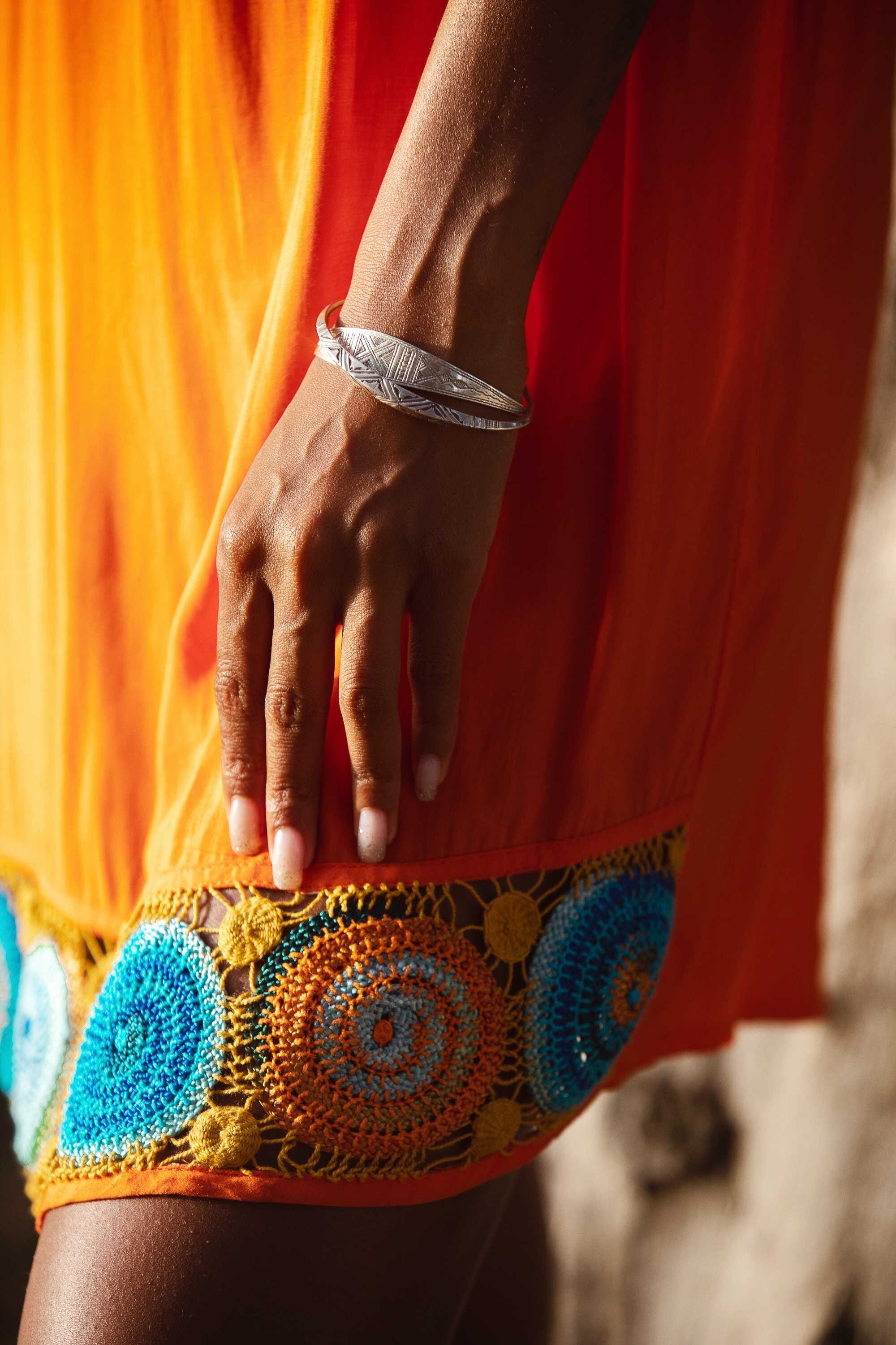 Pulsera Tuareg en plata de ley 925
