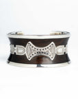 Pulsera Tuareg en plata de ley 925 con ébano