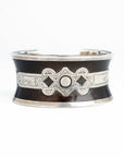 Pulsera Tuareg en plata de ley 925 con ébano