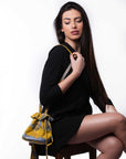 Bolso bandolera en seda