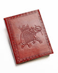 Cuaderno cuero hojas algodón reciclado