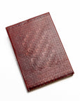 Cuaderno cuero hojas algodón reciclado
