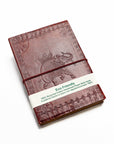 Cuaderno cuero hojas algodón reciclado
