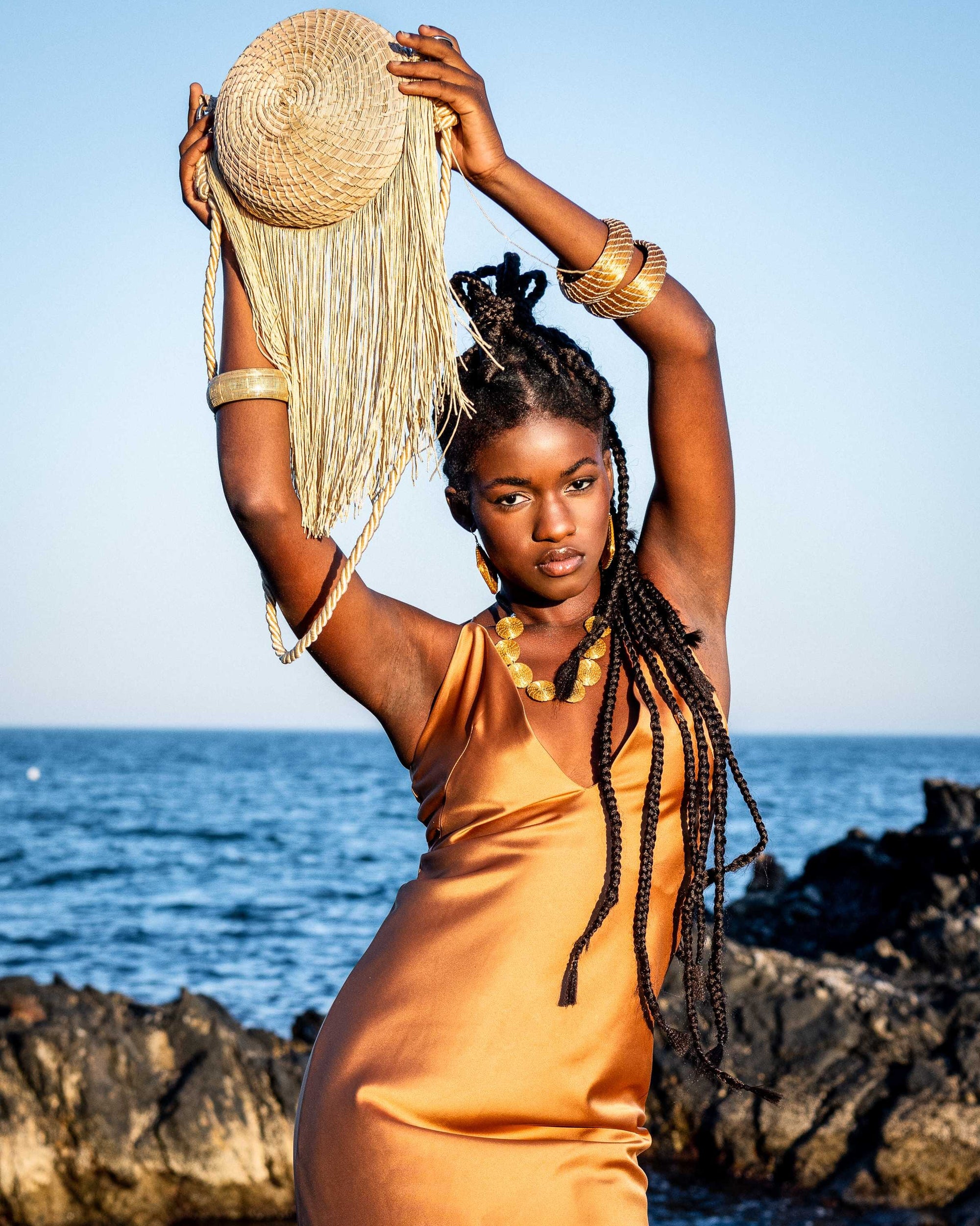 Bolso con flecos Raoní