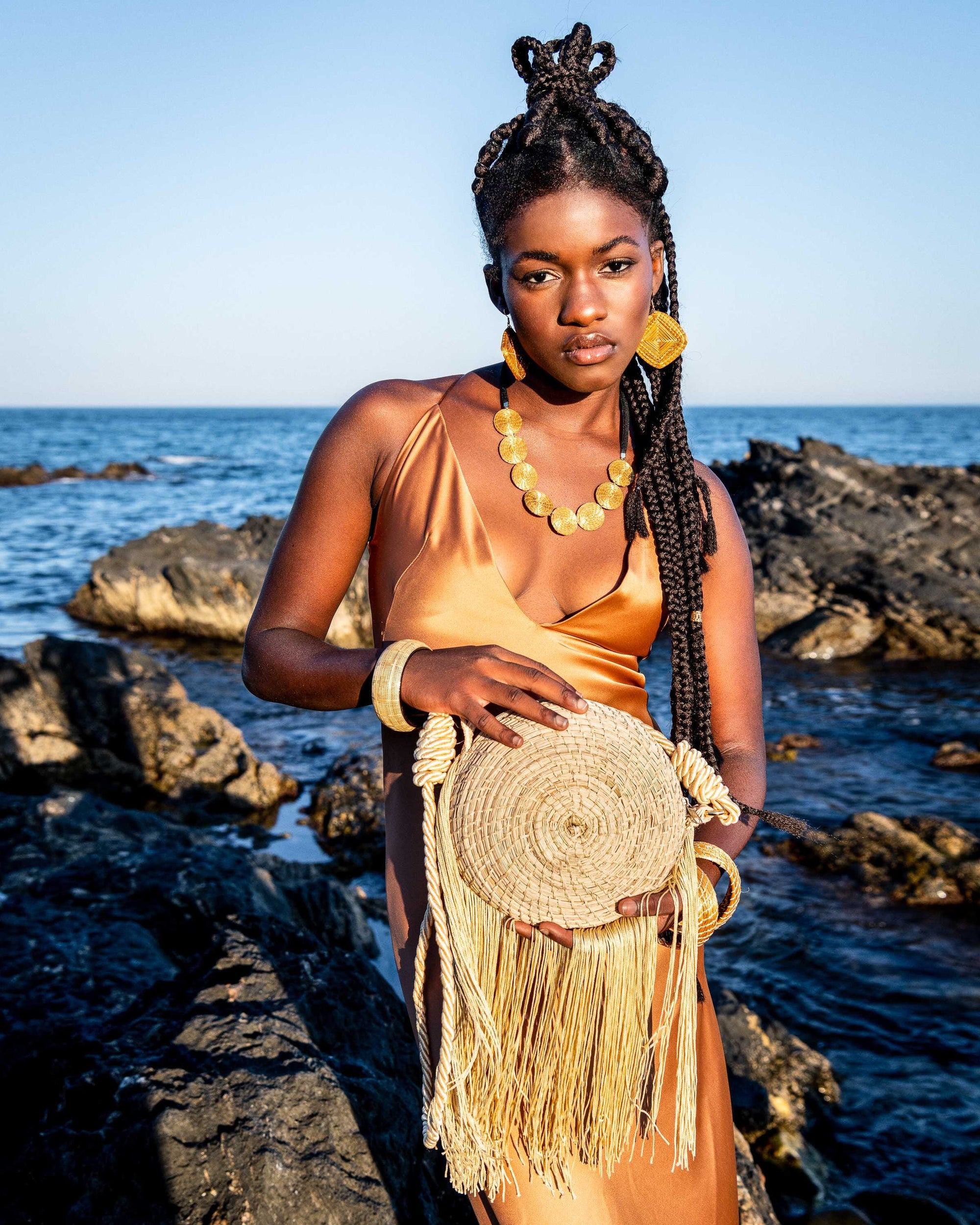 Bolso con flecos Raoní