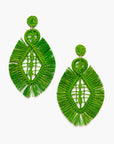 Pendientes en palma vegetal