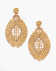 Pendientes en palma vegetal