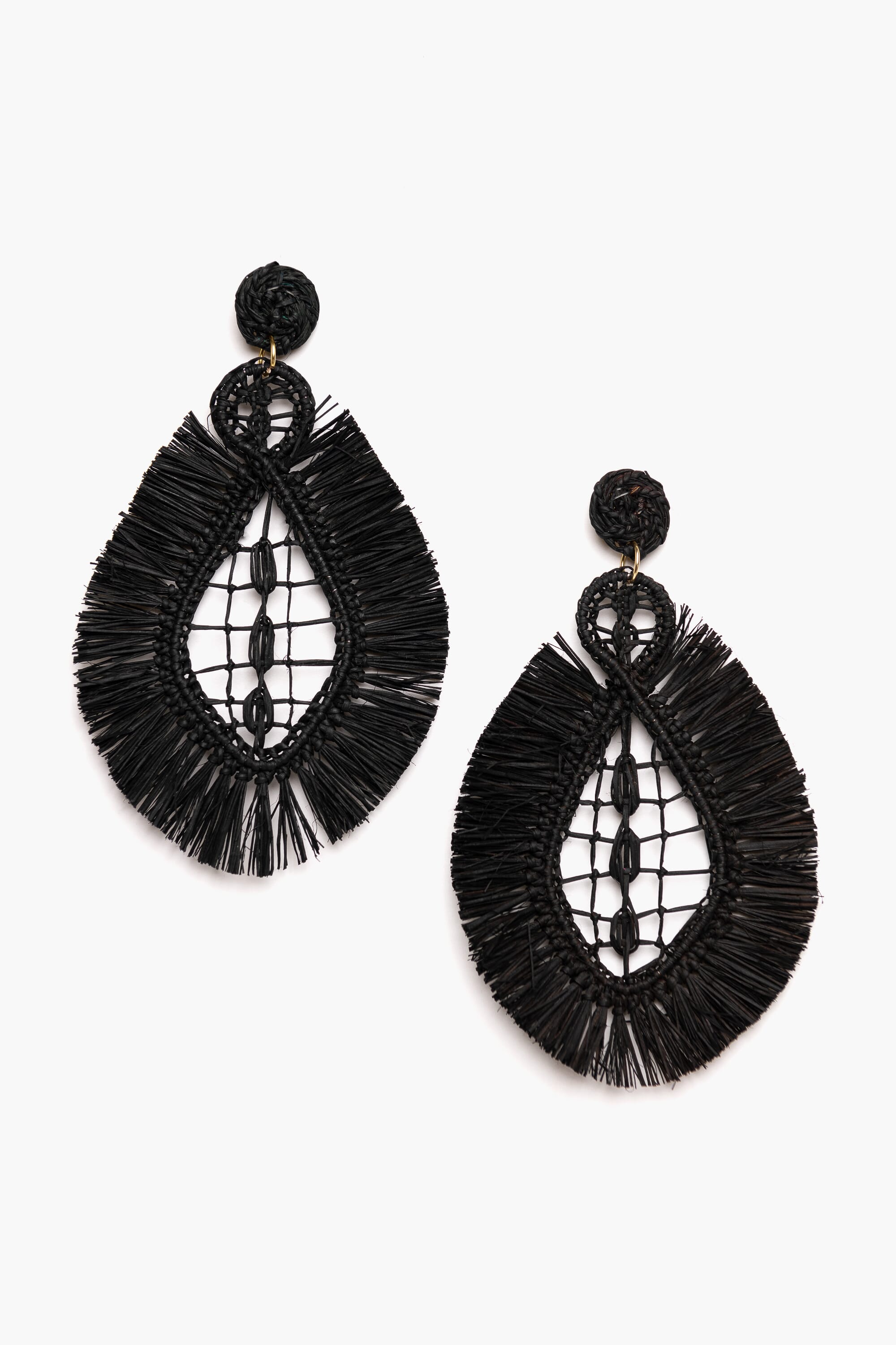 Pendientes en palma vegetal