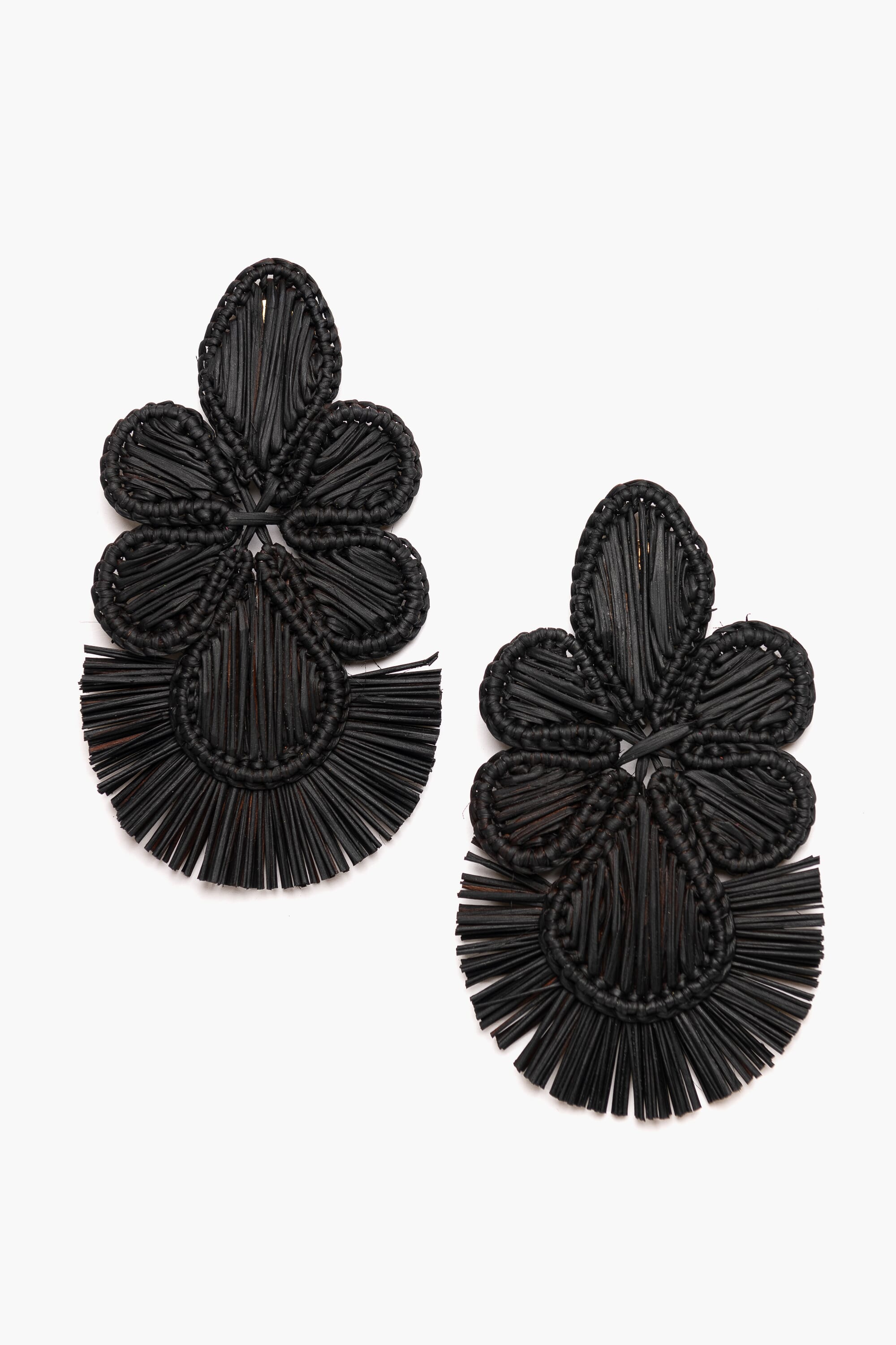 Pendientes en palma vegetal