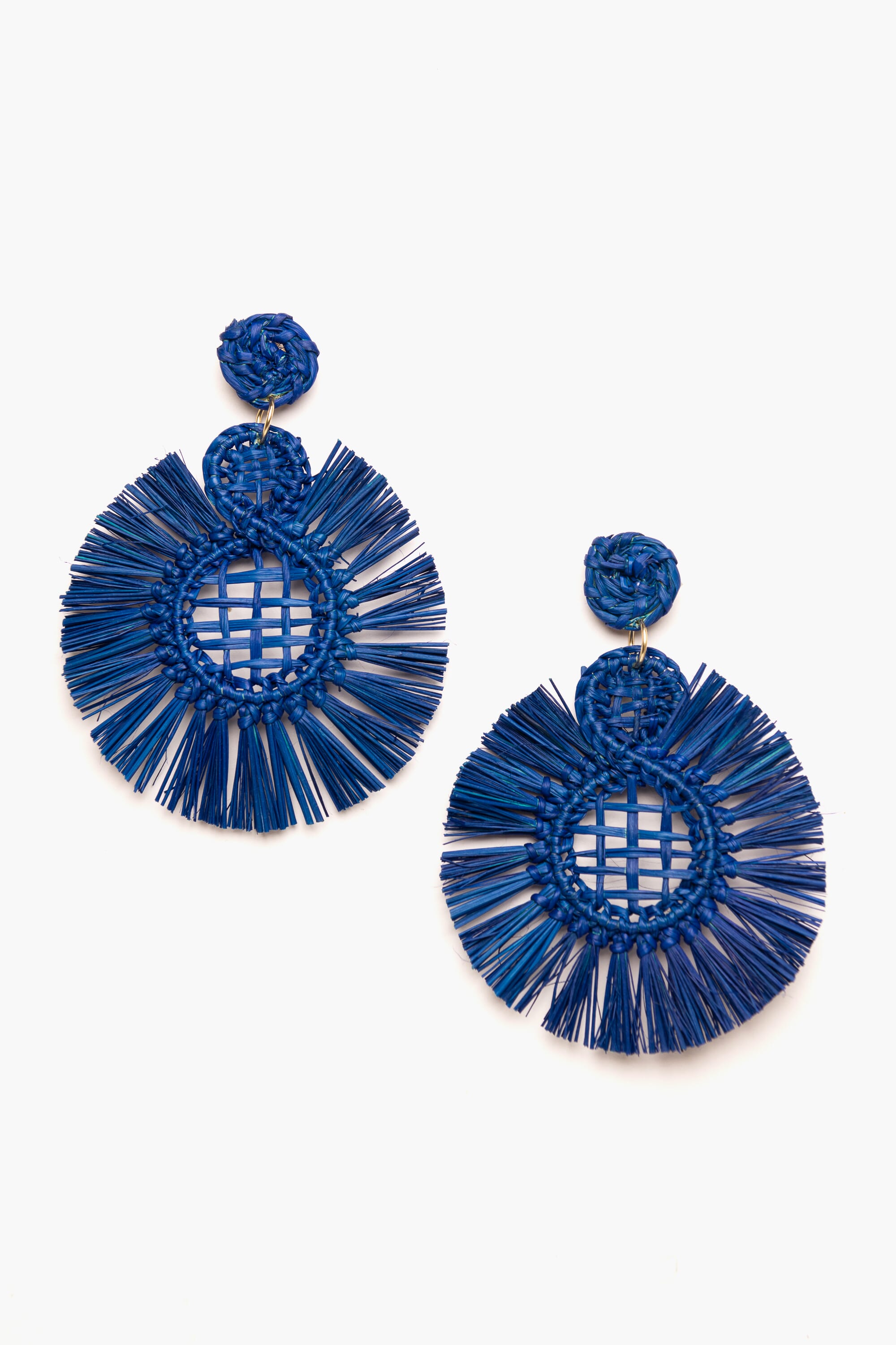 Pendientes en palma vegetal