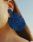 Pendientes en palma vegetal
