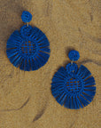 Pendientes en palma vegetal
